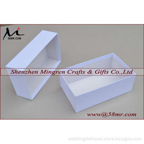Nice Wedding Fabric Linen Cardboard Photo Storage Gift Box Packaging